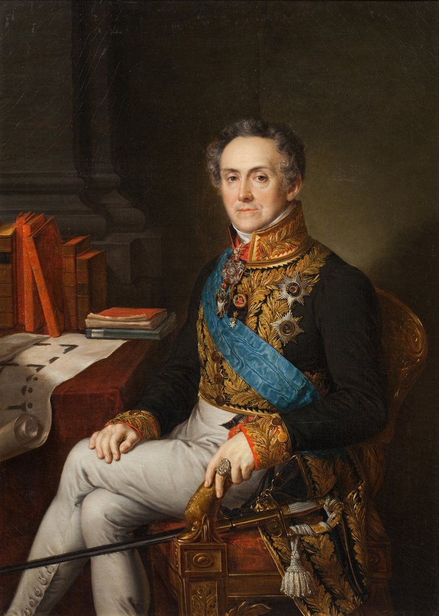 Portræt af Ivan Vasilyevich Tutolmin 1751-1839, 1830