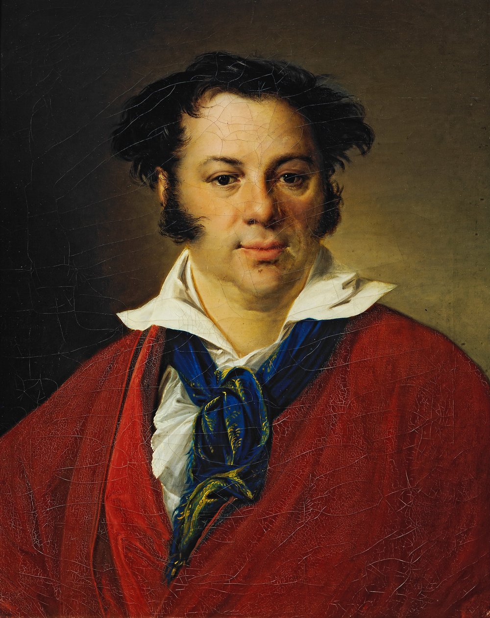 Portræt af Konstantin Ravich, 1823 af Vasili Andreevich Tropinin