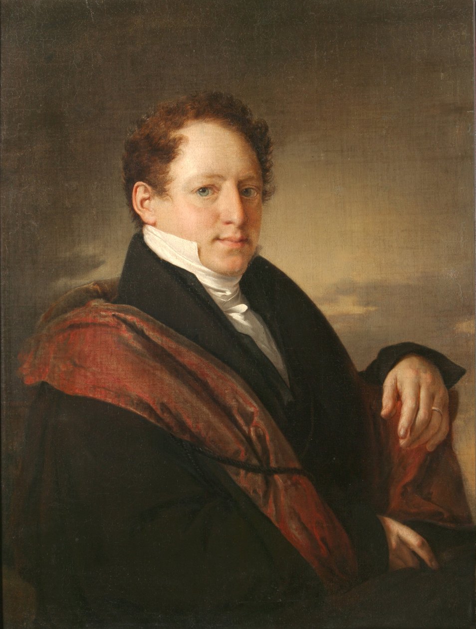 Portræt af Stepan Dmitrievich Nechaev 1792-1860, 1830 af Vasili Andreevich Tropinin