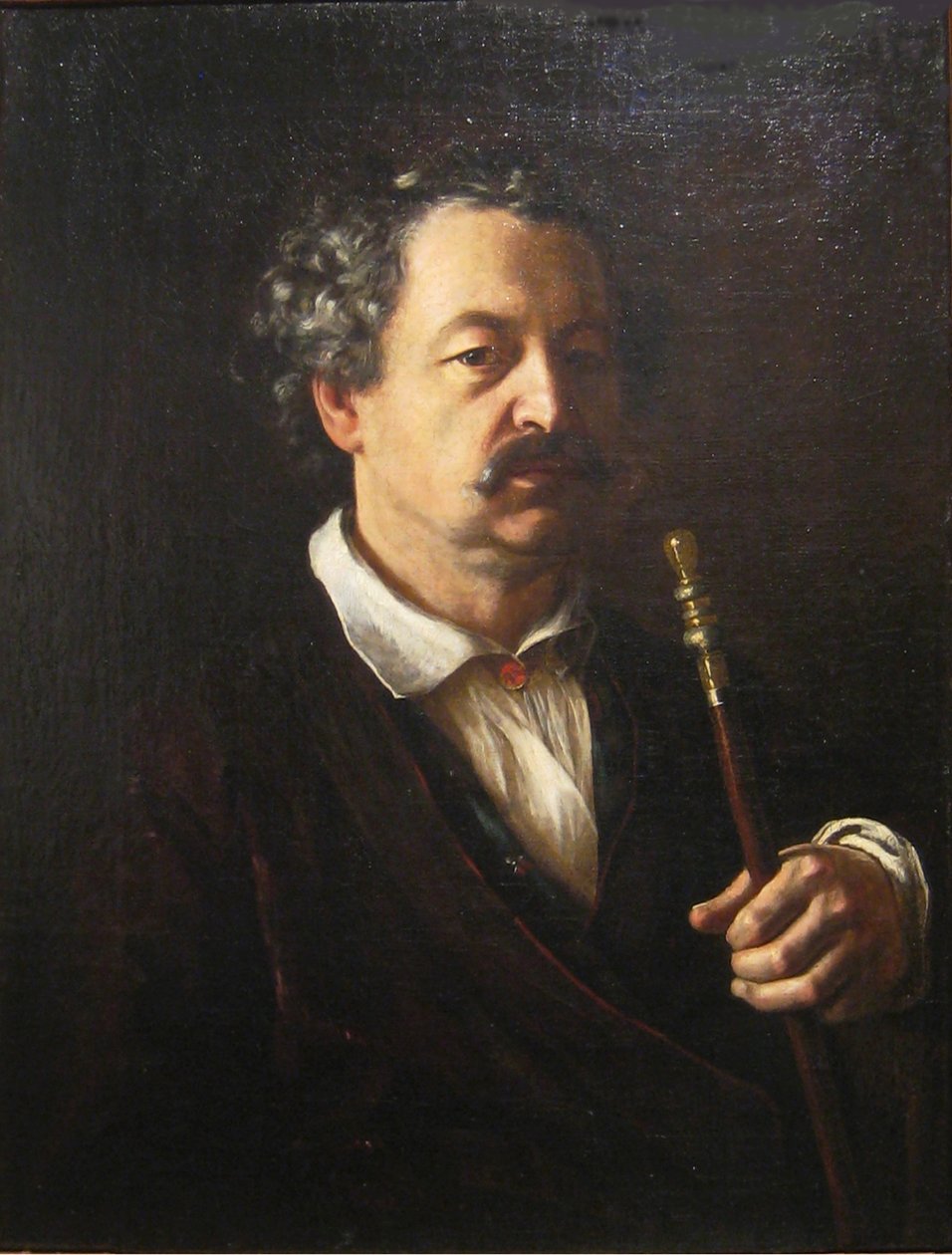 Portræt af komponisten Alexander Aleksandrovich Alyabyev 1787-1851, 1840-1850 af Vasili Andreevich Tropinin