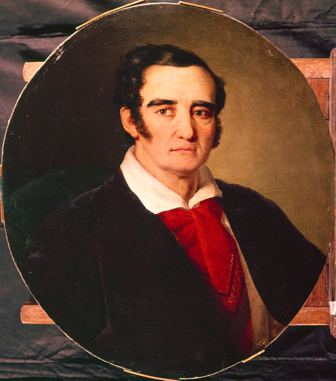 Portræt af maleren Giuseppe Angiolo Artari 1792-1863, 1830