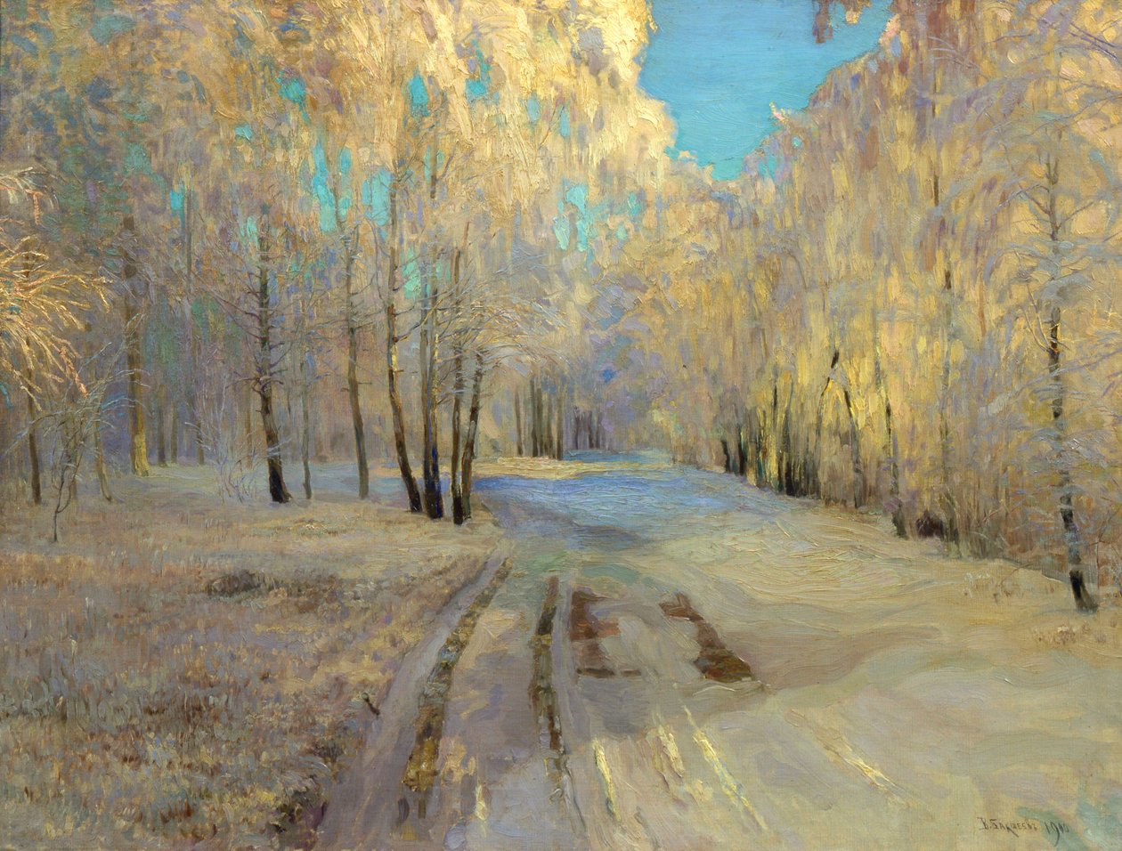 Rimfrost, 1900. af Vasili Baksheyev