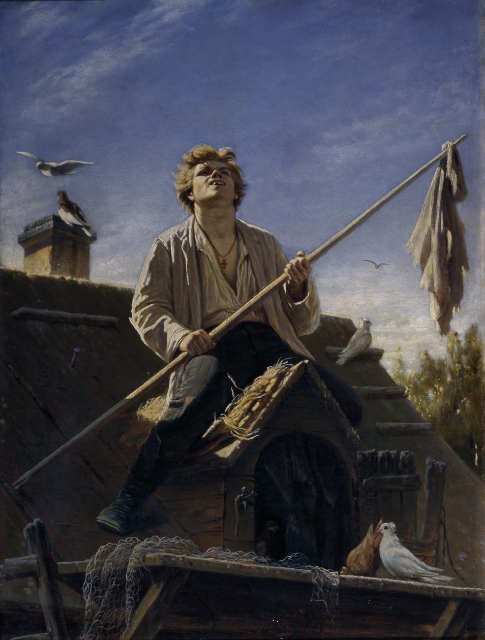 En mere avanceret due, 1874 af Vasili Grigorevich Perov