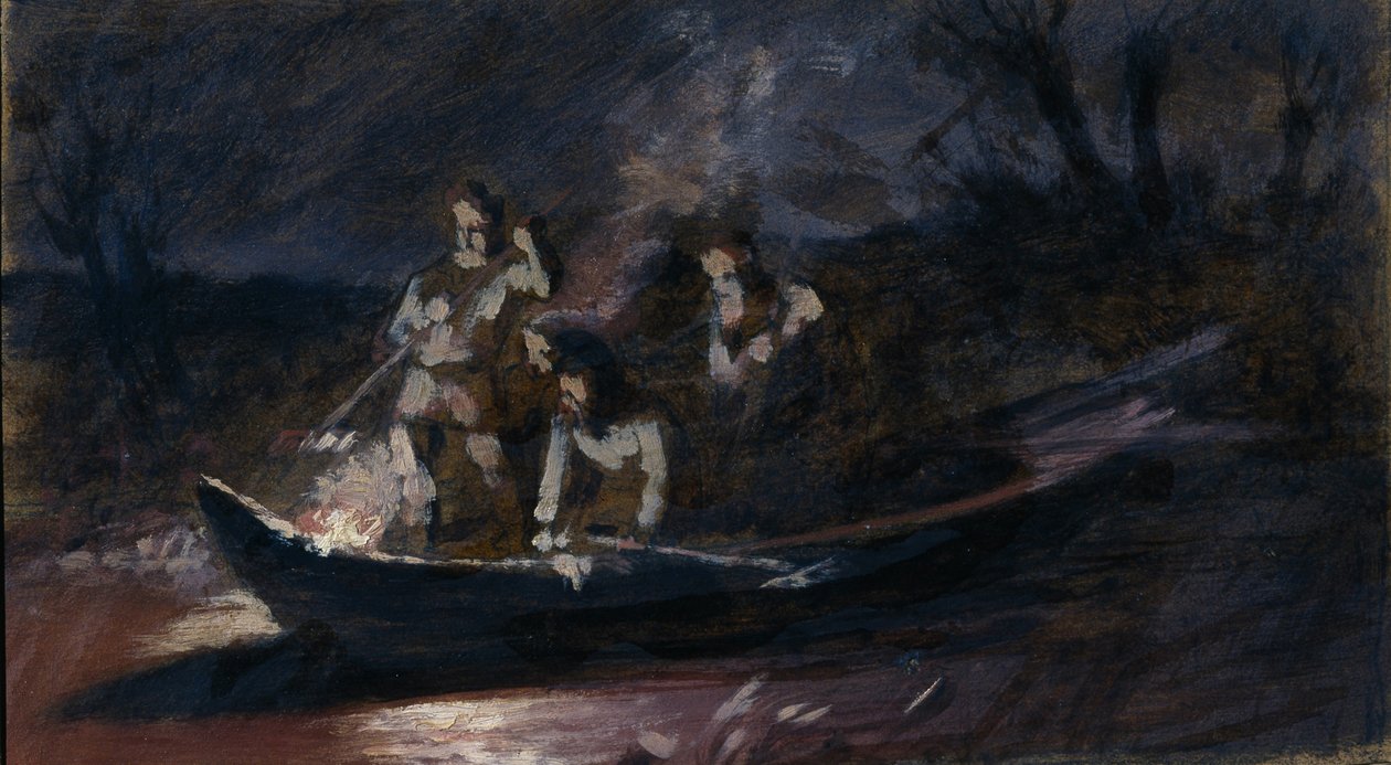 Natspydsfiskeri, 1870