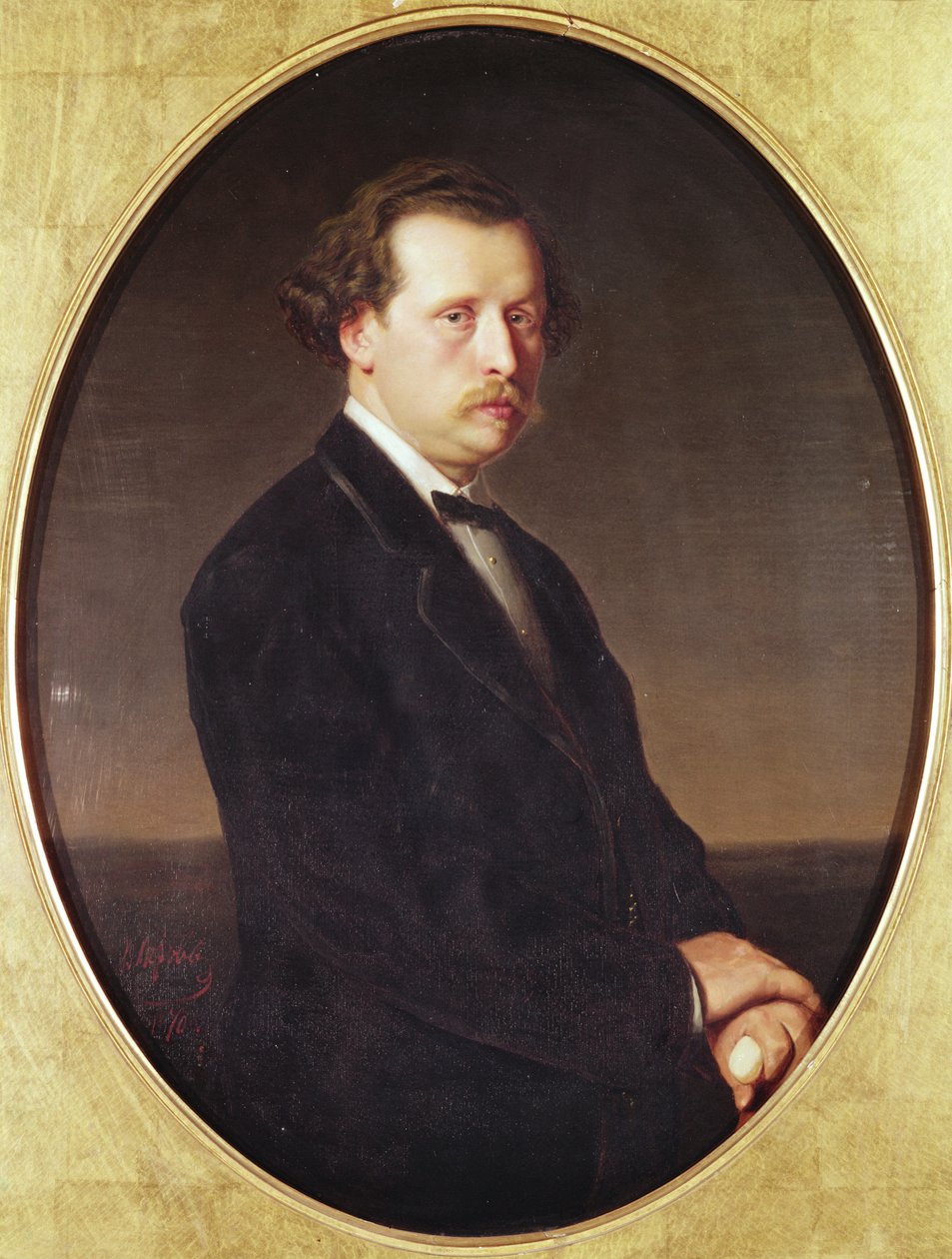 Portræt af N.G. Rubinstein af Vasili Grigorevich Perov
