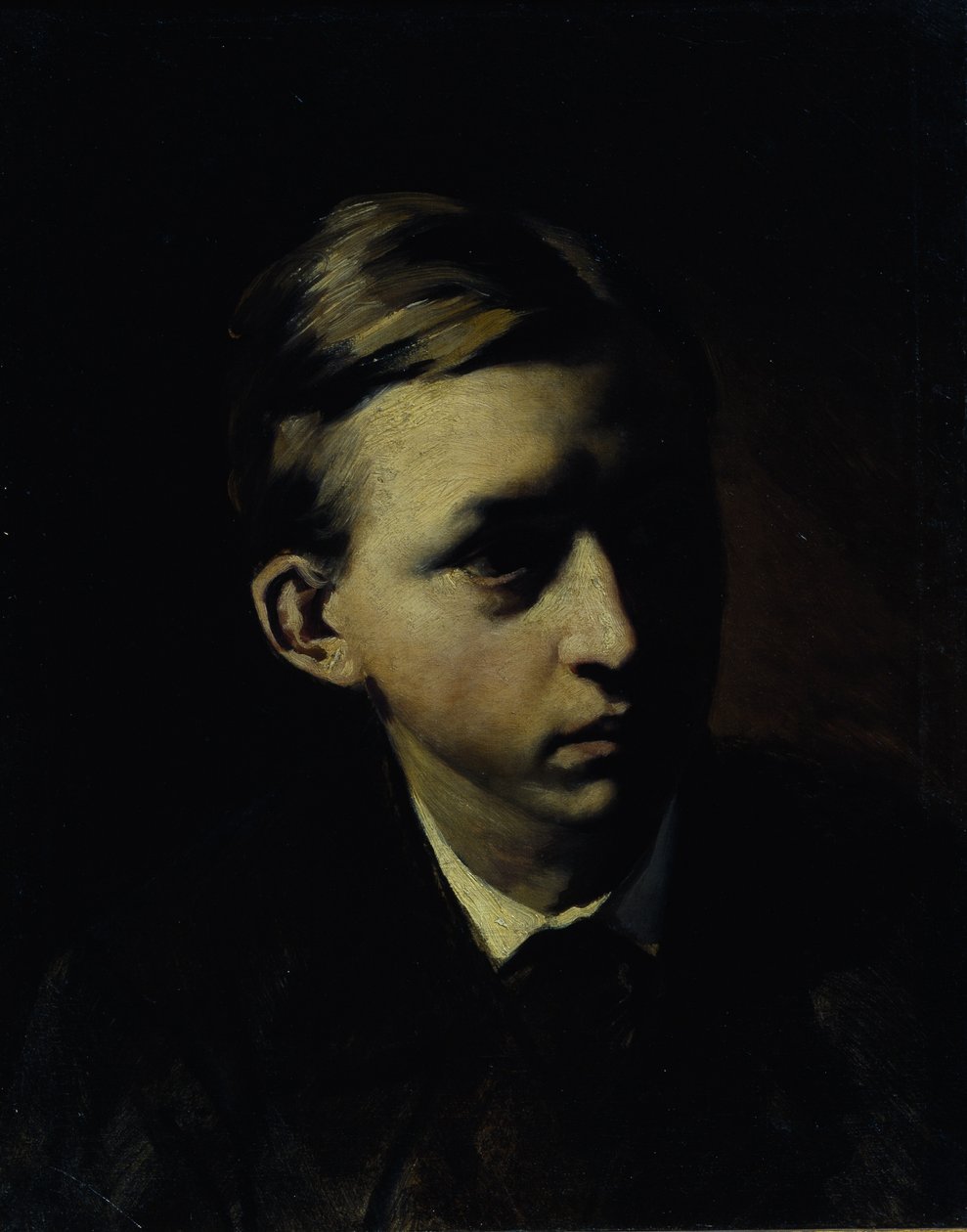Portræt af maleren Nikolai Alexeyevich Kasatkin 1859-1930, 1876 af Vasili Grigorevich Perov