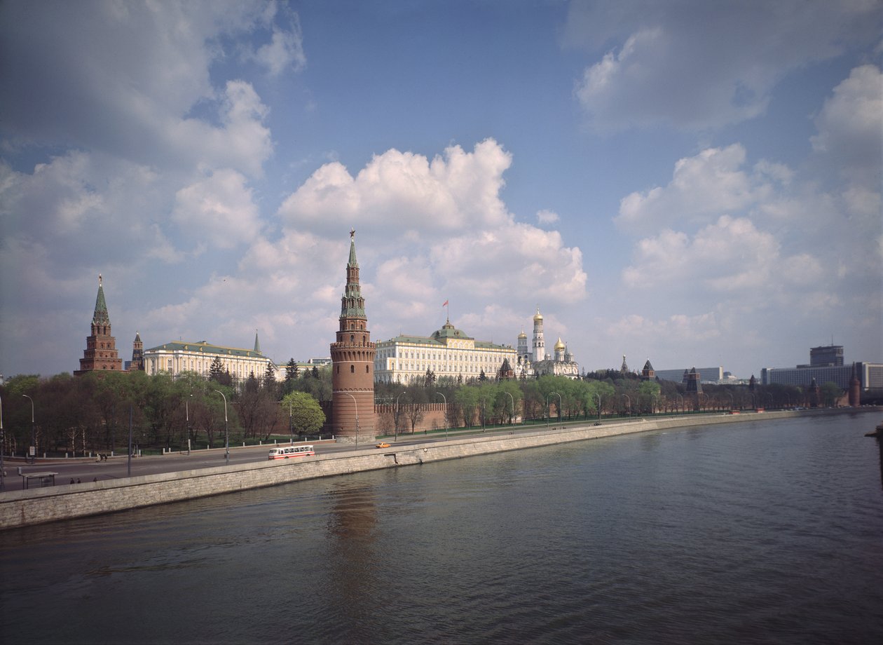 Det store Kreml-palads ved Moskva-floden, 1767-1775 af Vasili Ivanovich Bazhenov
