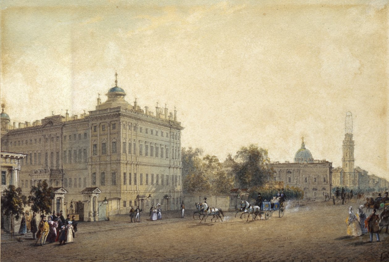 Sankt Petersborg. Anichkov-paladset, 1830
