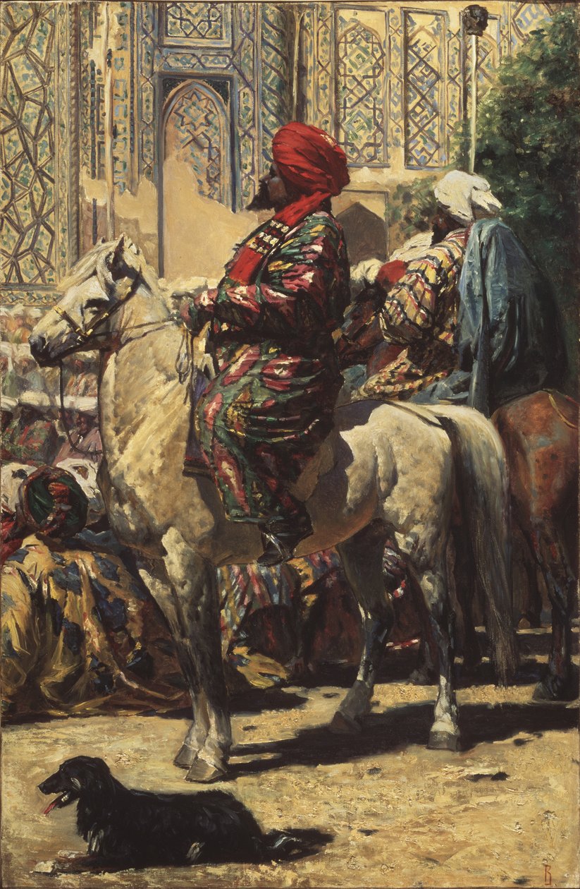 En rytter i Samarkand, 1872 af Vasili Vasilievich Vereshchagin