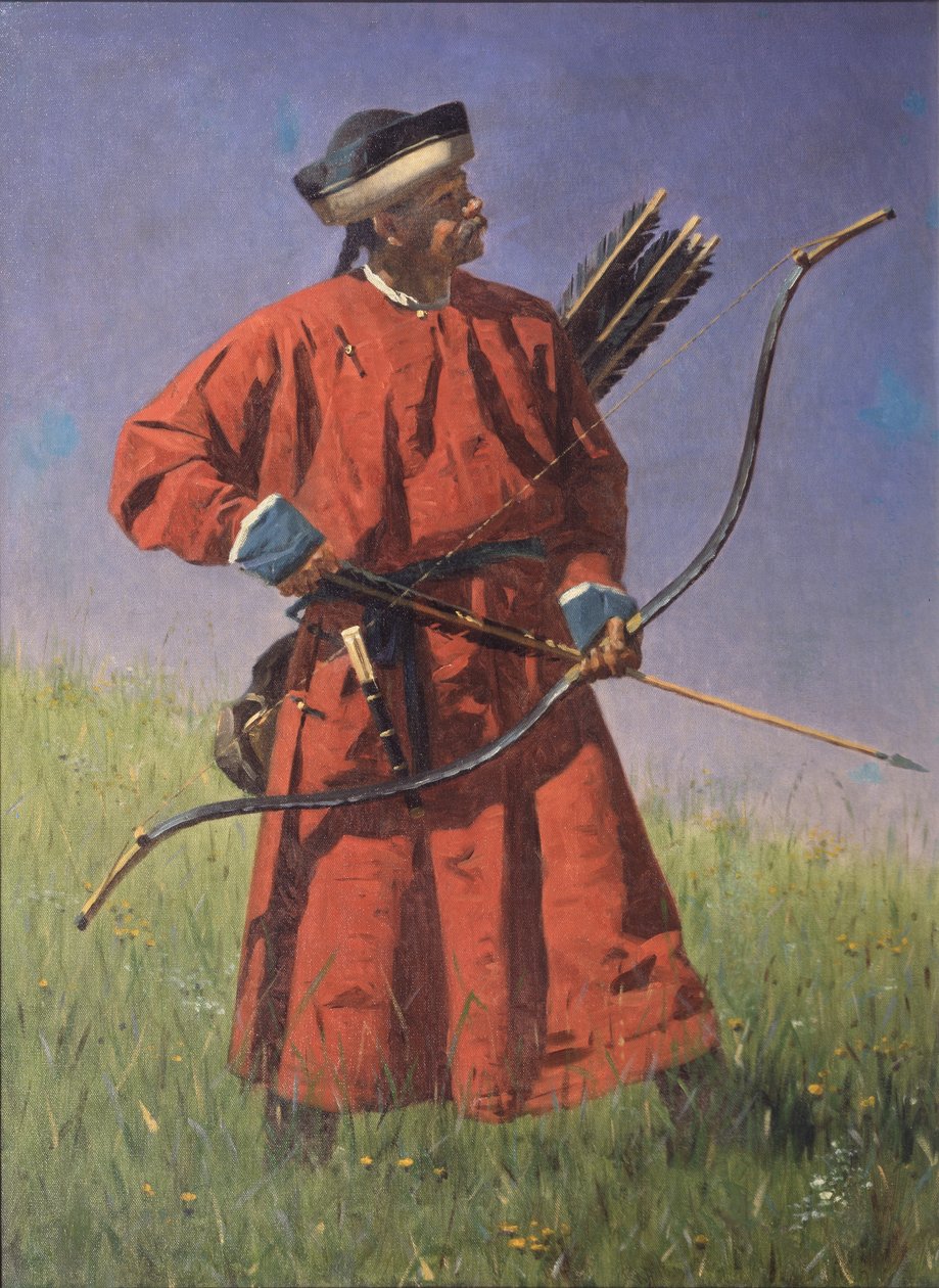 Bukharanske soldat Sarbaz af Vasili Vasilievich Vereshchagin