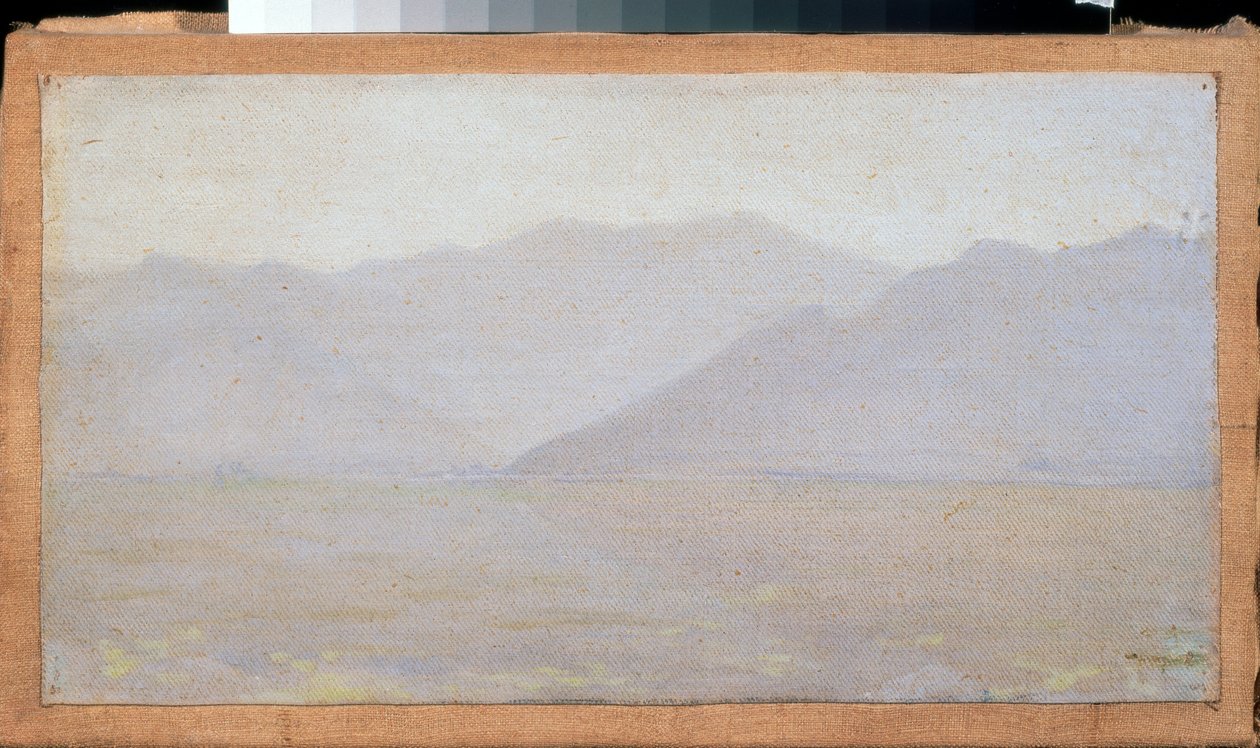 Morning in Kashmir (Indien) - Maleri af Vasili Vasilyevich Vereshchagin (Vassili Vereshchagin) (1842-1904), olie på lærred af Vasili Vasilievich Vereshchagin