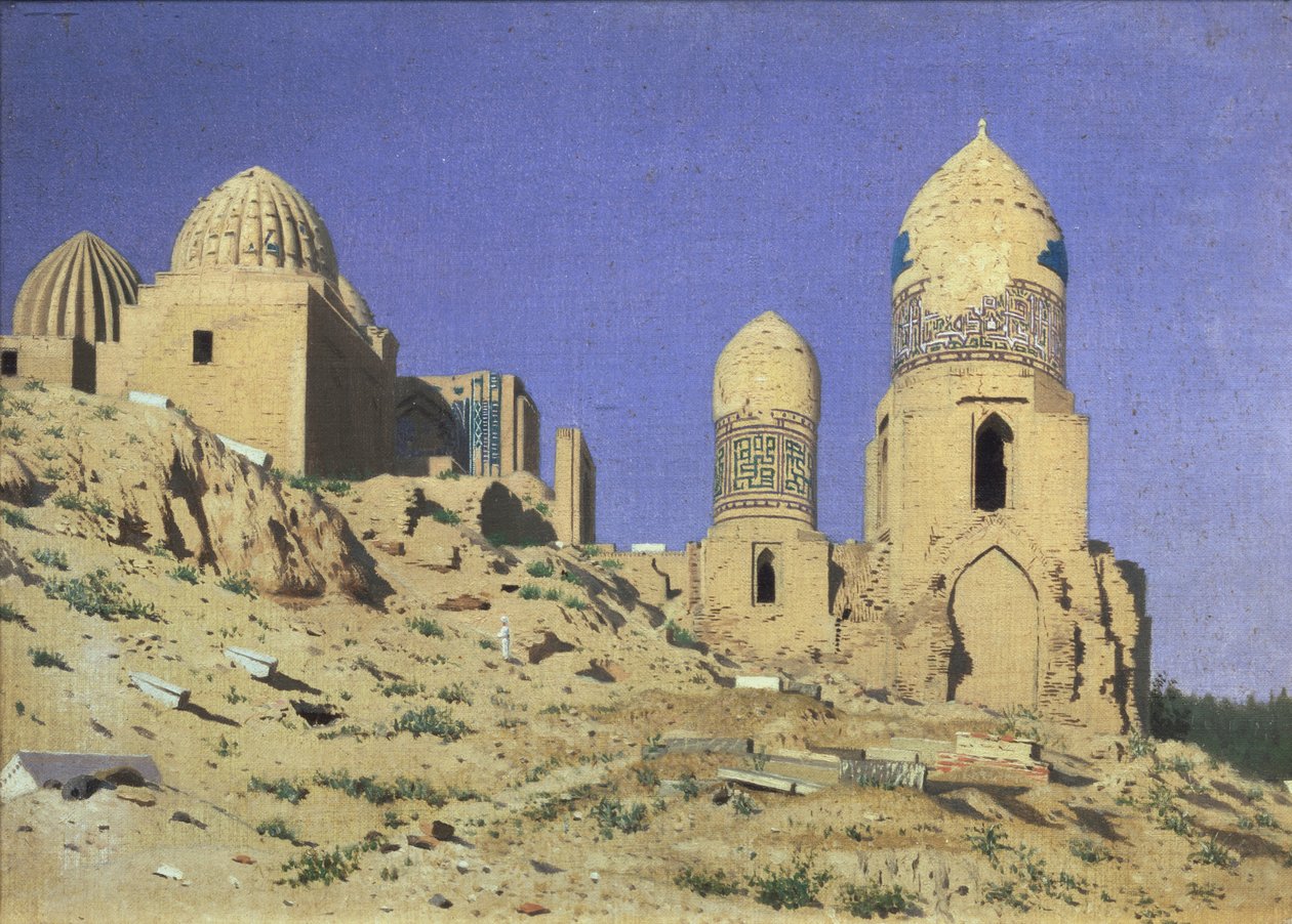 Necropolis Shah-i-Zinda The Living King i Samarkand, 1869-1870 af Vasili Vasilievich Vereshchagin