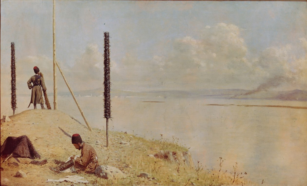 Piket ved Donau, 1878-1879 af Vasili Vasilievich Vereshchagin