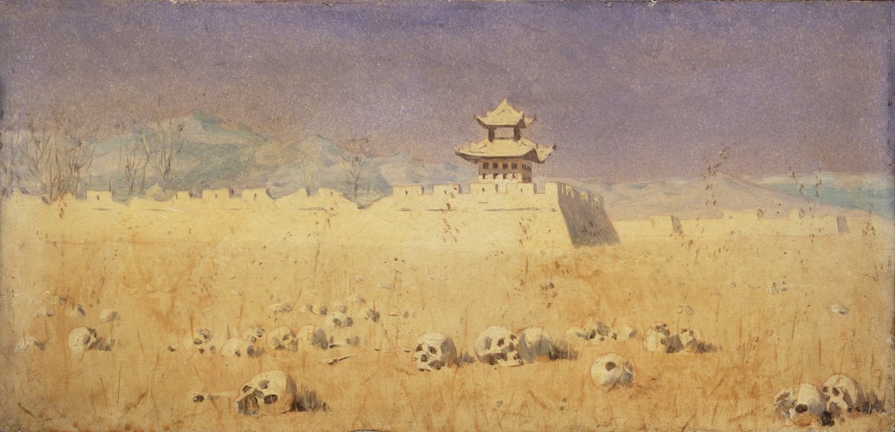 Ruins in Chuguchak, Xinjiang, 1869 af Vasili Vasilievich Vereshchagin