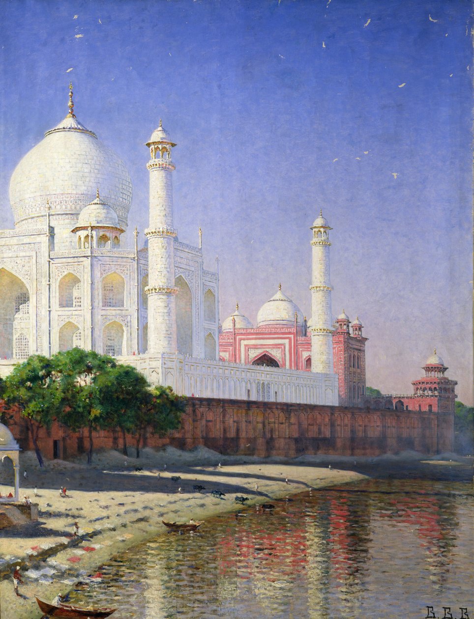 Taj Mahal (olie på lærred) af Vasili Vasilievich Vereshchagin