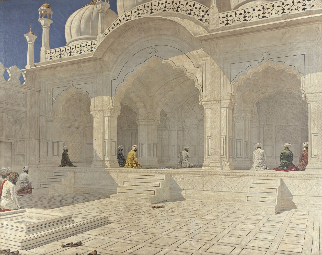 Perlemoskeen Moti Masjid, Delhi, 1880