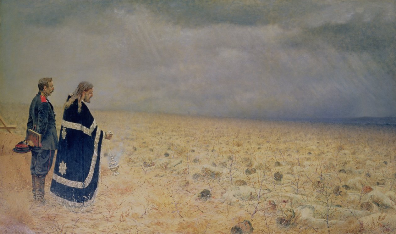 De besejrede. Requiem for de døde af Vasili Vasilievich Vereshchagin