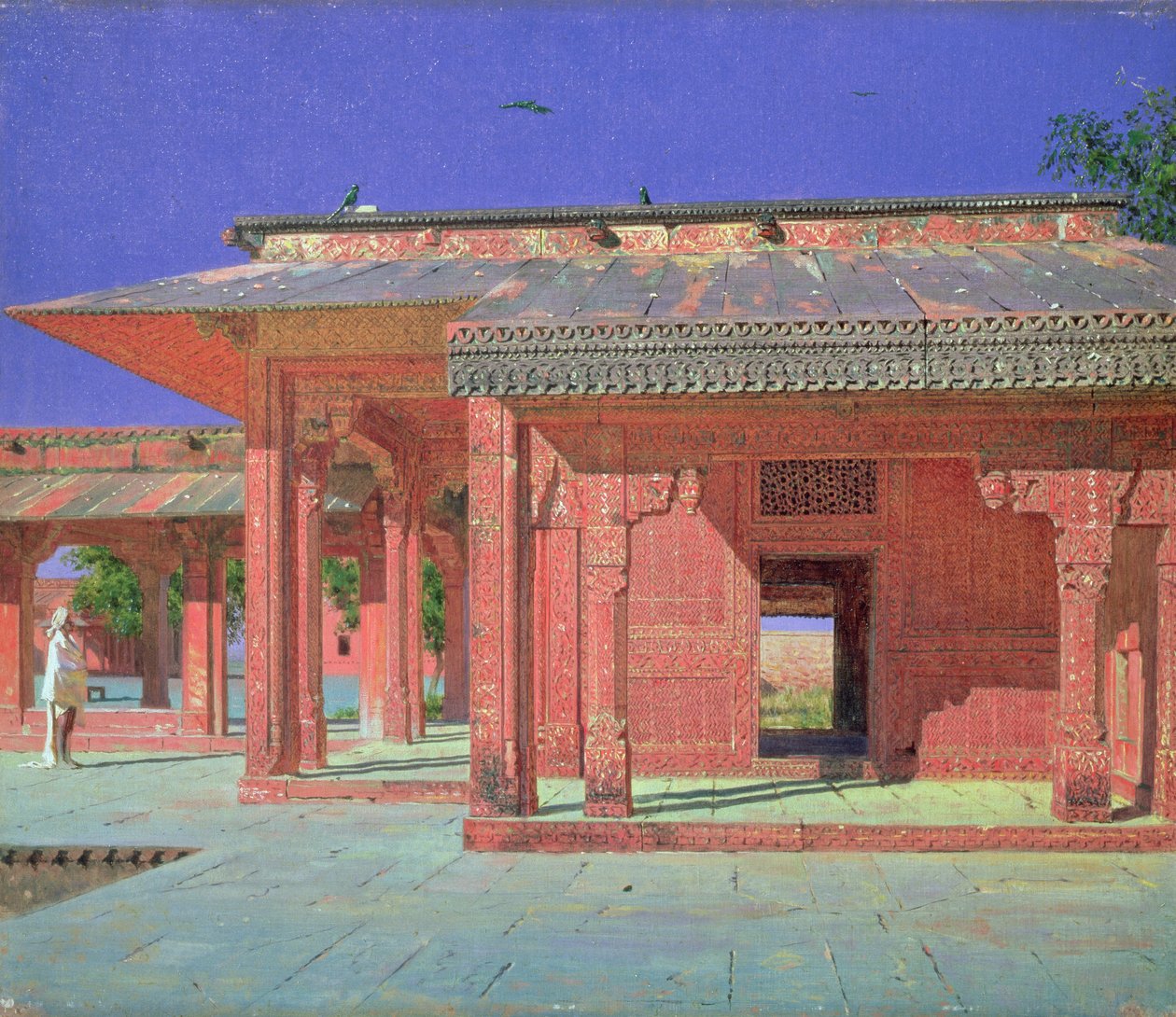 Gård i Palace Harem, 1870