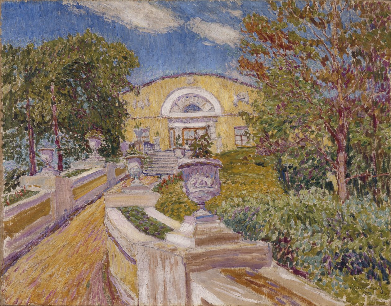 På Naydenov Estate. Moskva, 1914 af Vasili Vasilyevich Perepletchikov