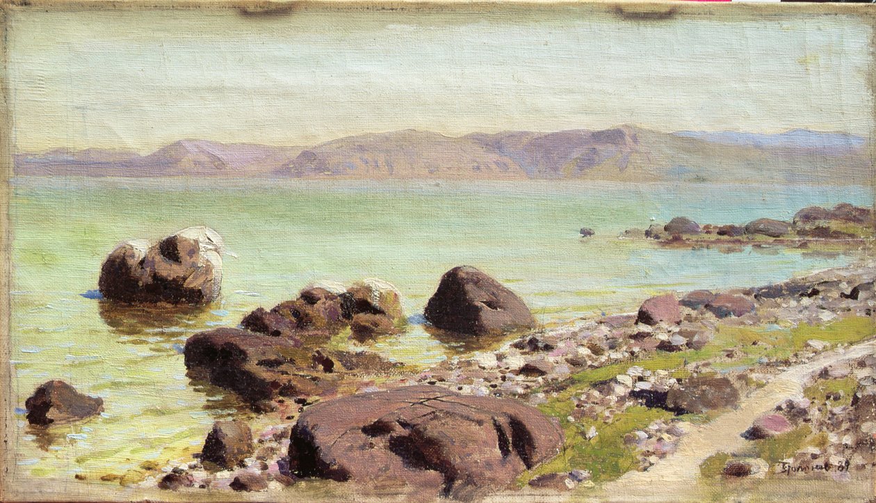 Rocky Shore, 1889 af Vasilij Dmitrievich Polenov