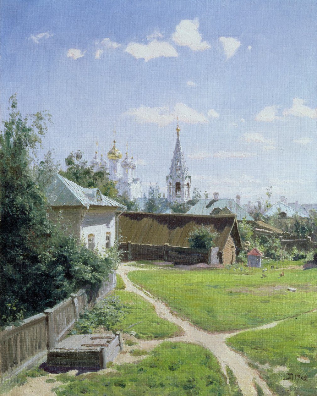 Moskvas gårdhave, 1902 af Vasilij Dmitrievich Polenov