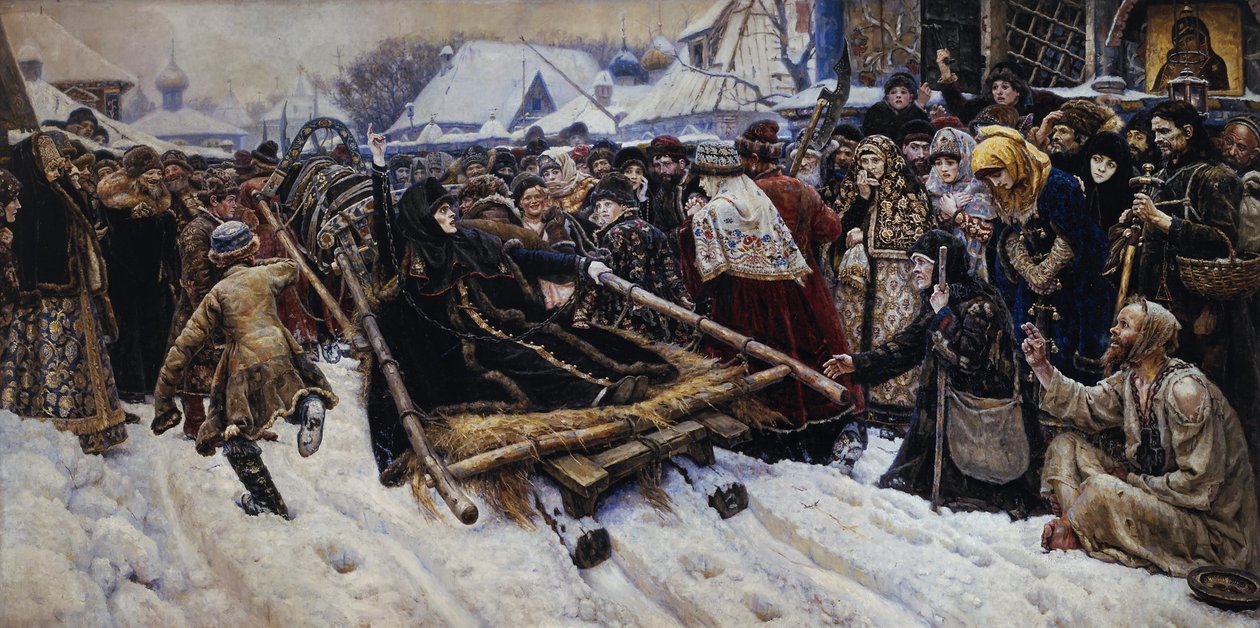 Boyarina Morozova af Vasilij Ivanovic Surikov