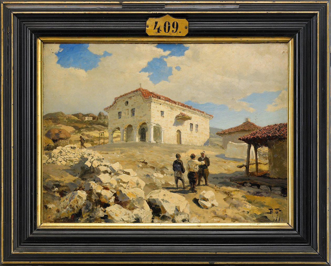 En kirke på Balkan, 1877 af Vasilij Dmitrievich Polenov