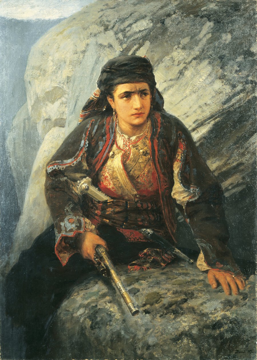 Hercegovineren på udkig af Vasilij Dmitrievich Polenov
