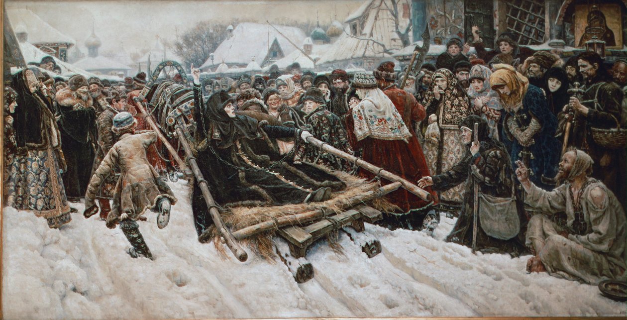 En martyr for sin tro af Vasilij Ivanovic Surikov