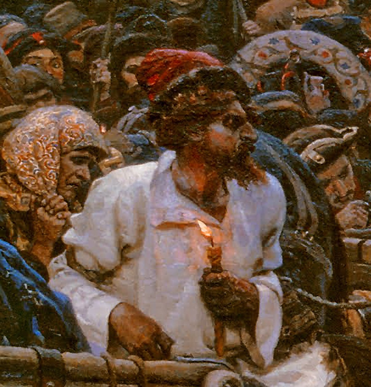 Morgenen for henrettelse af Streltsy i 1698, 1881 af Vasilij Ivanovic Surikov