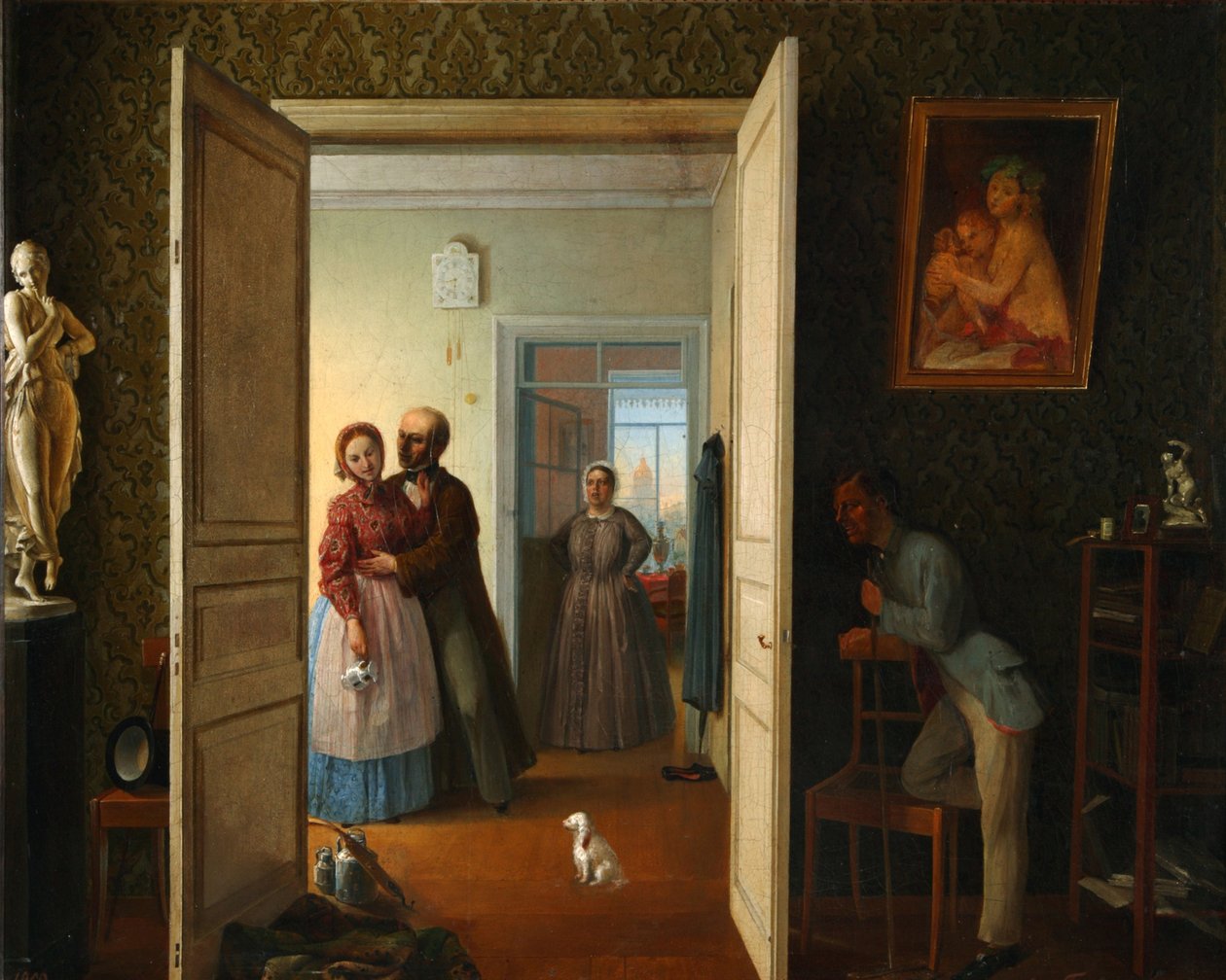 Mislykket møde, 1869 af Vasily Nikiforovich Bovin