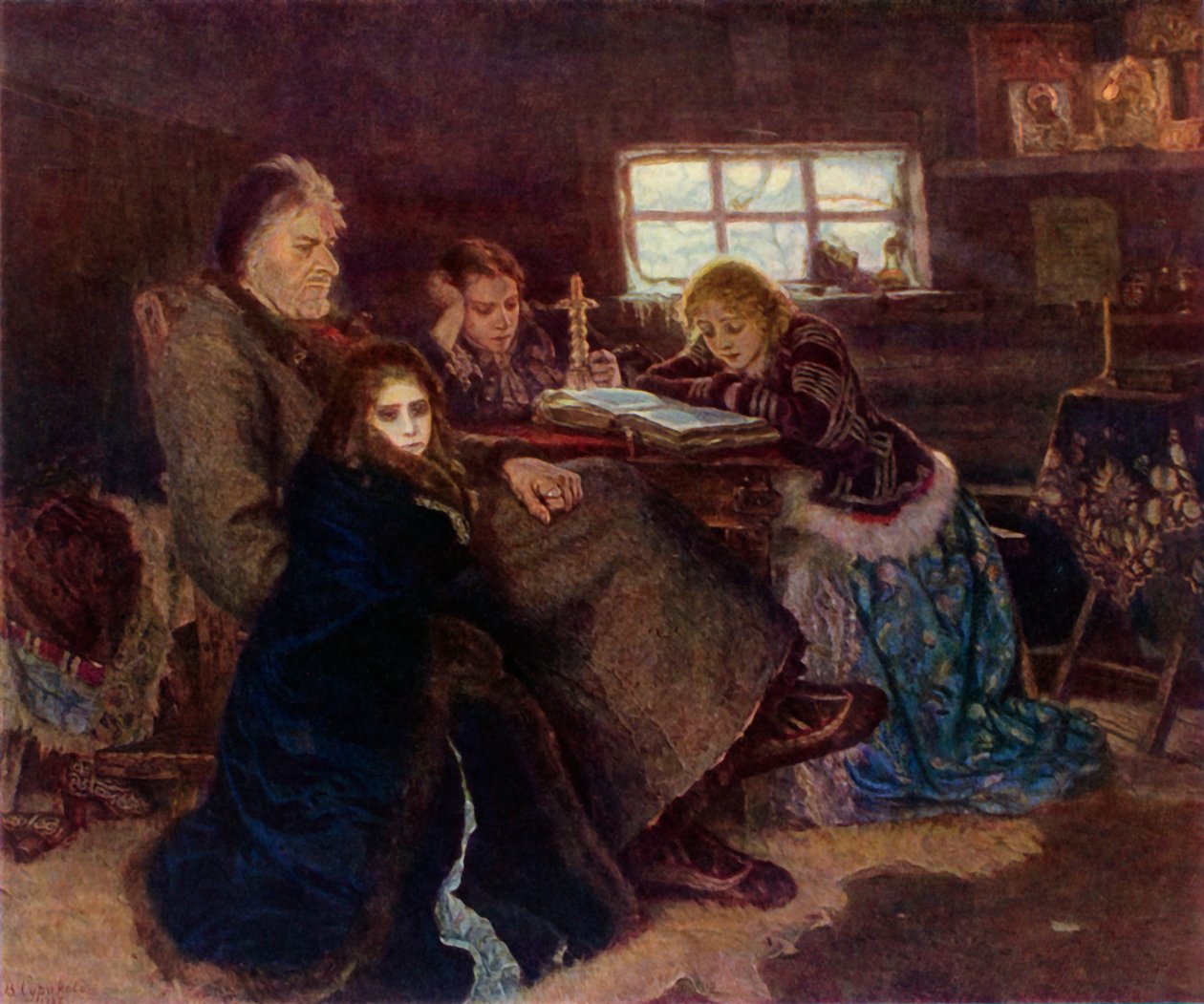 Menshikov i Berezovo, 1883, 1965. af Vasily Surikov