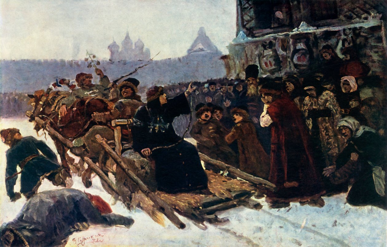 Boyar Morozova en undersøgelse, 1881, 1965. af Vasily Surikov