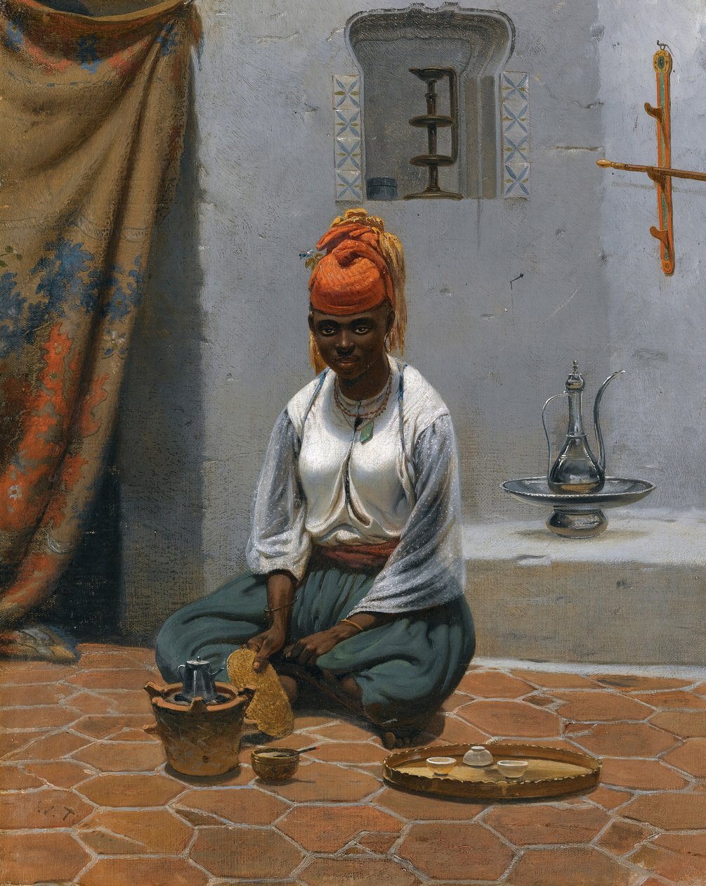 At lave te i Algier, 1840