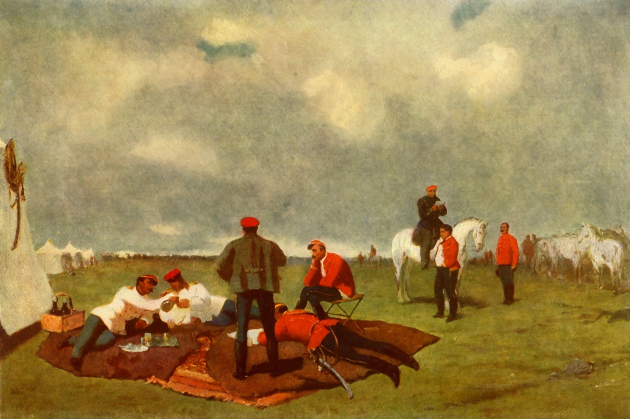 A Military Camp, slutningen af det 19. århundrede, 1965. af Vasily Vereshchagin
