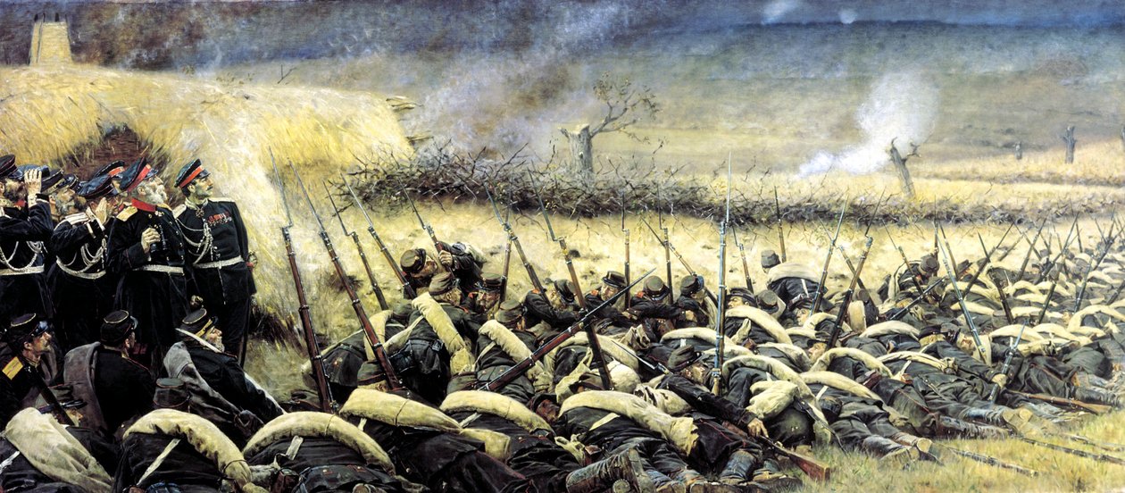 Før offensiven. I nærheden af Pleven, 1877-1878. af Vasily Vereshchagin