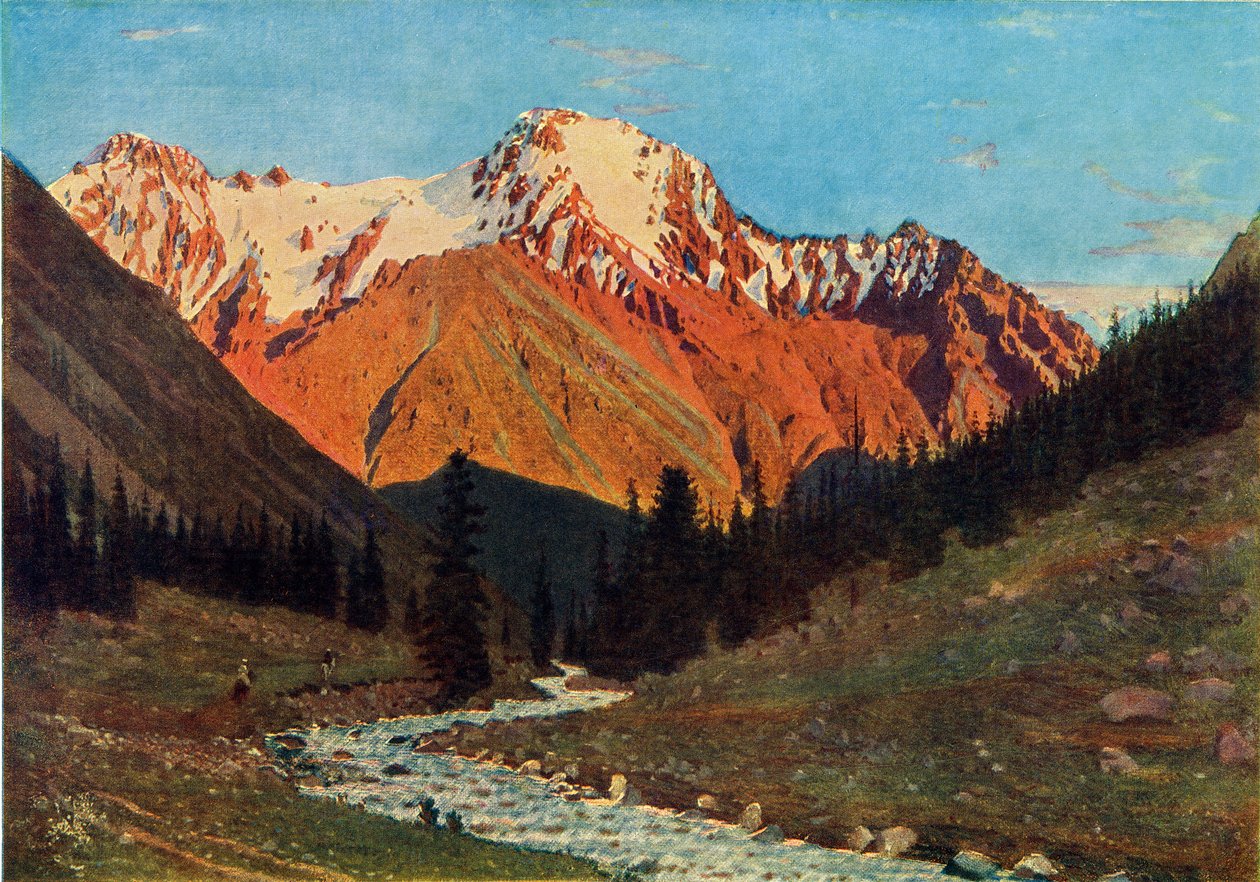 Bjerglandskab, slutningen af det 19. århundrede, 1965. af Vasily Vereshchagin