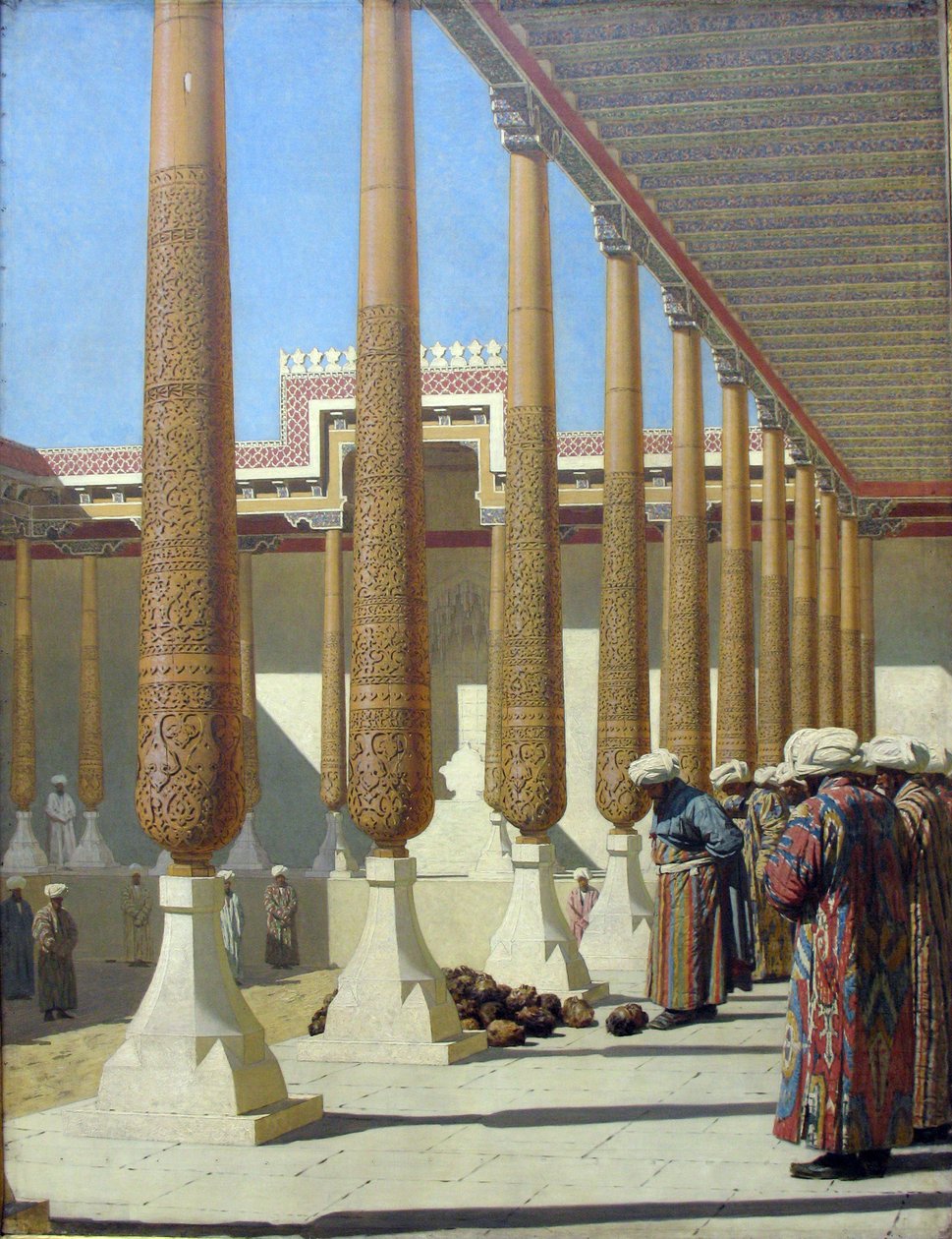 Overrækkelse af trofæer af Vasily Vereshchagin