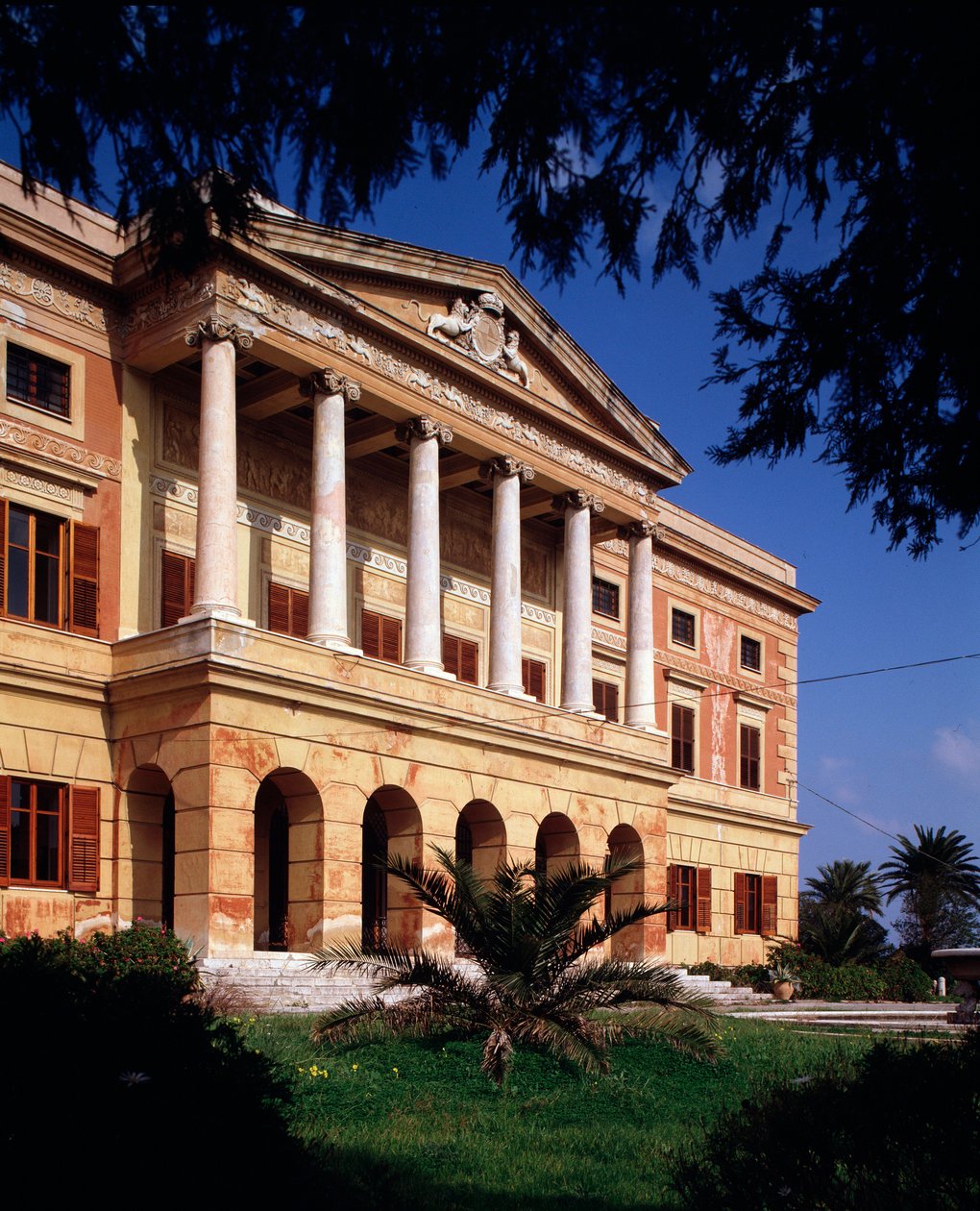 Udsigt over villa Belmonte, begyndelsen af det 19. århundrede af Venanzio Marvuglia