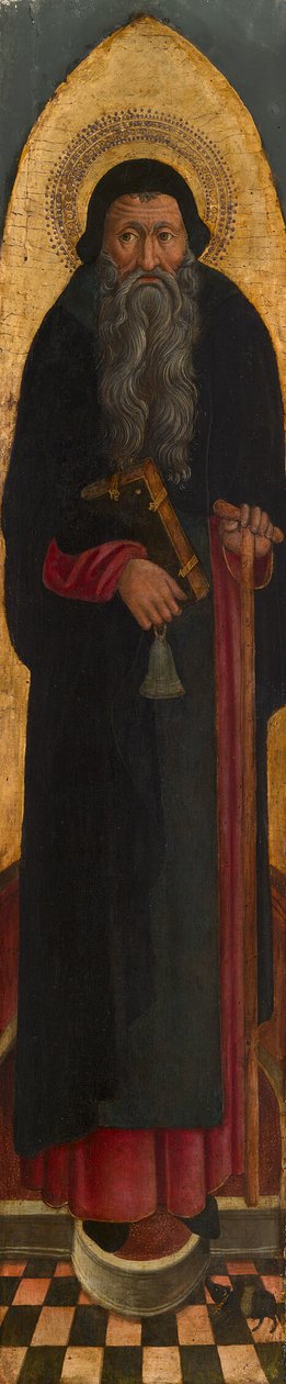 Sankt Anthony Abbot fra en augustinsk altertavle af Venetian