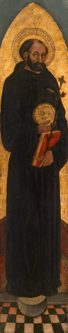 Sankt Nikolaus af Tolentino fra en augustinsk altertavle af Venetian