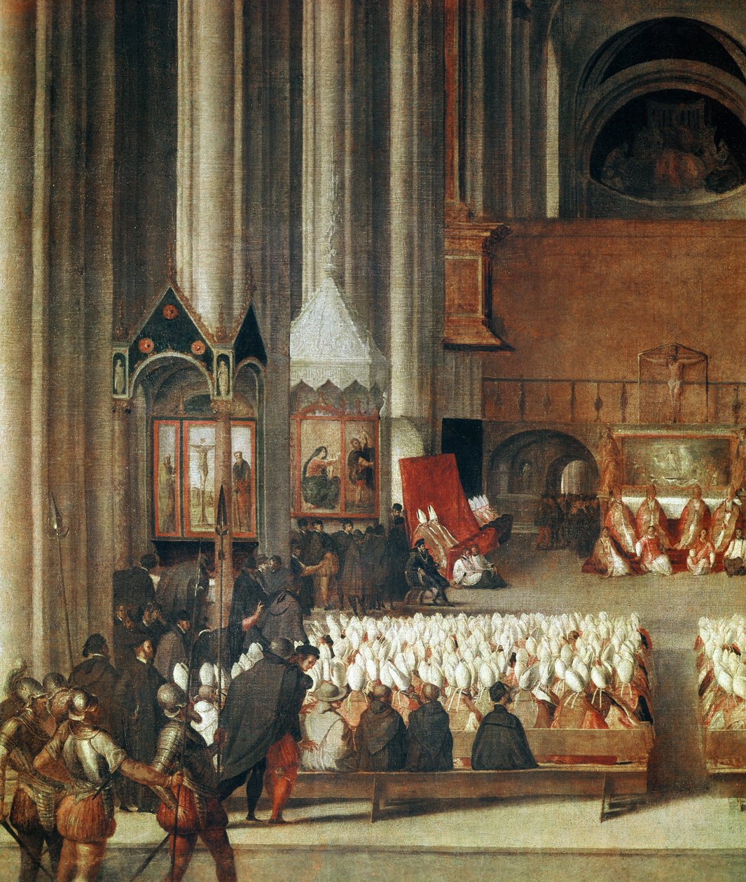 Forsamlingen af Rådet i Trent af Venetian School