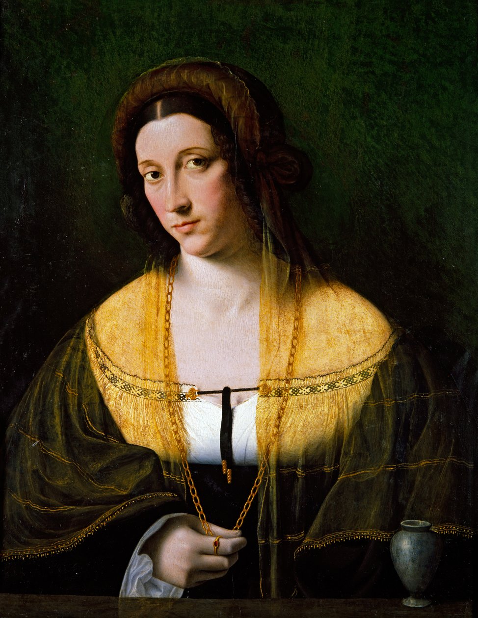 Portræt af en dame af Veneto Bartolomeo