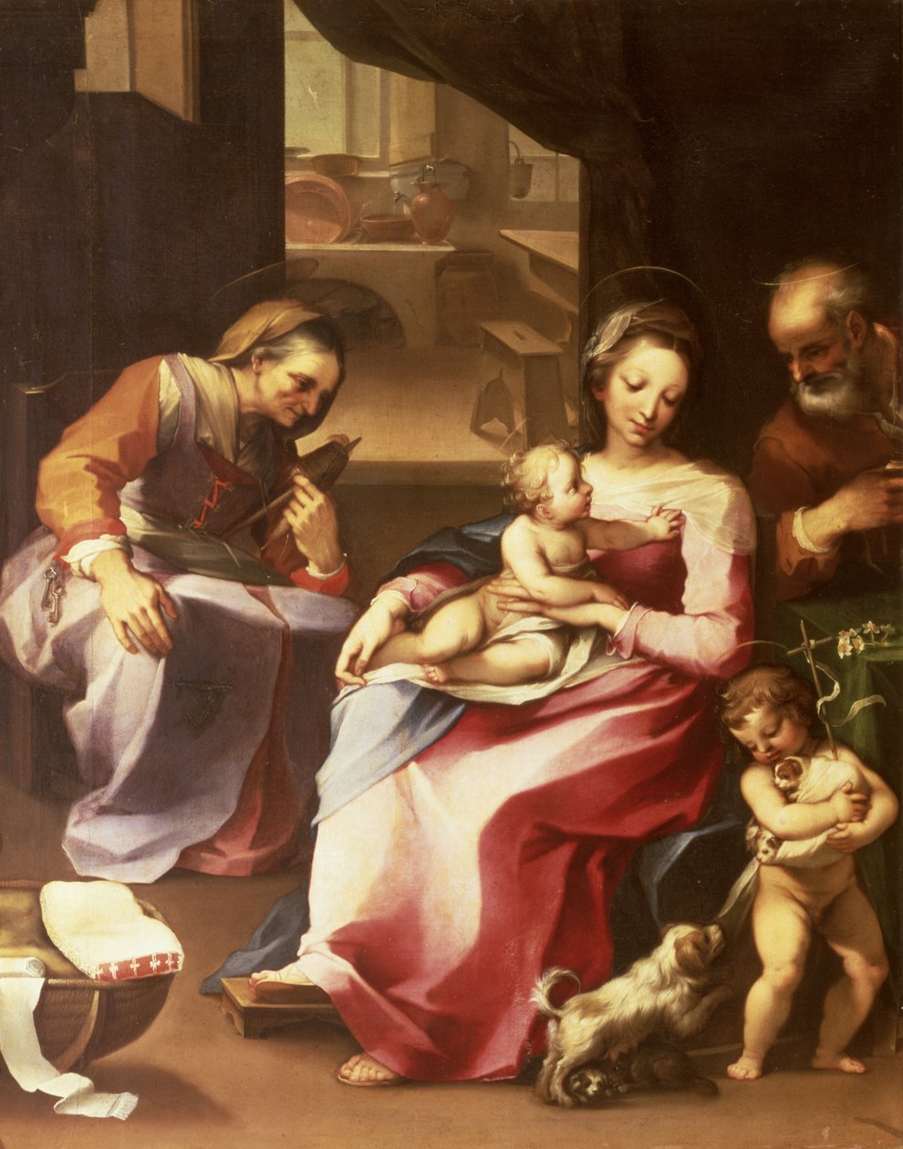 Hellige Familie af Ventura di Arcangelo Salimbeni