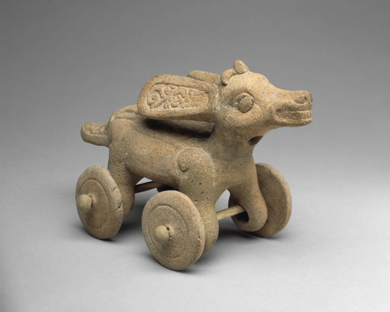 Hjorte på hjul, 300-900 e.Kr. (lertøj) af Veracruz Veracruz