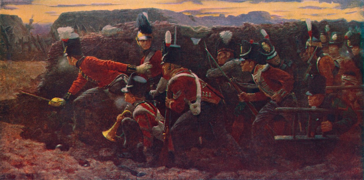 Det forladte håb ved Badajos, 1906 af Vereker Monteith Hamilton