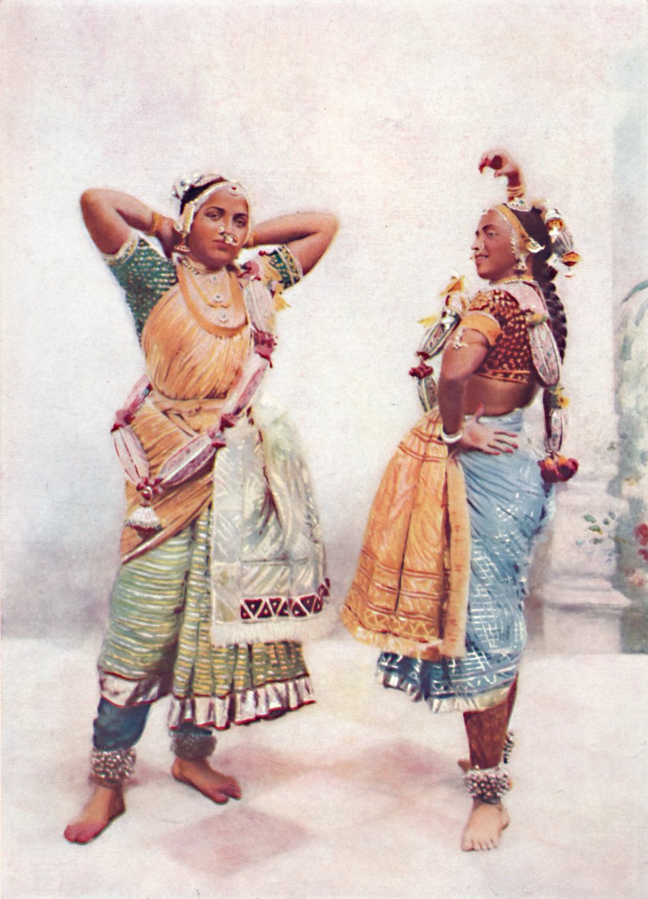 Baroda nautch piger, 1902 af Vernon and Co