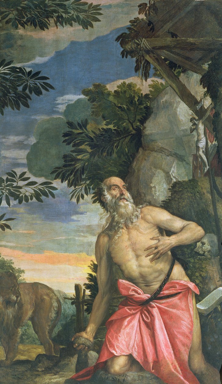 Sankt Hieronymus i bod af Paolo Veronese