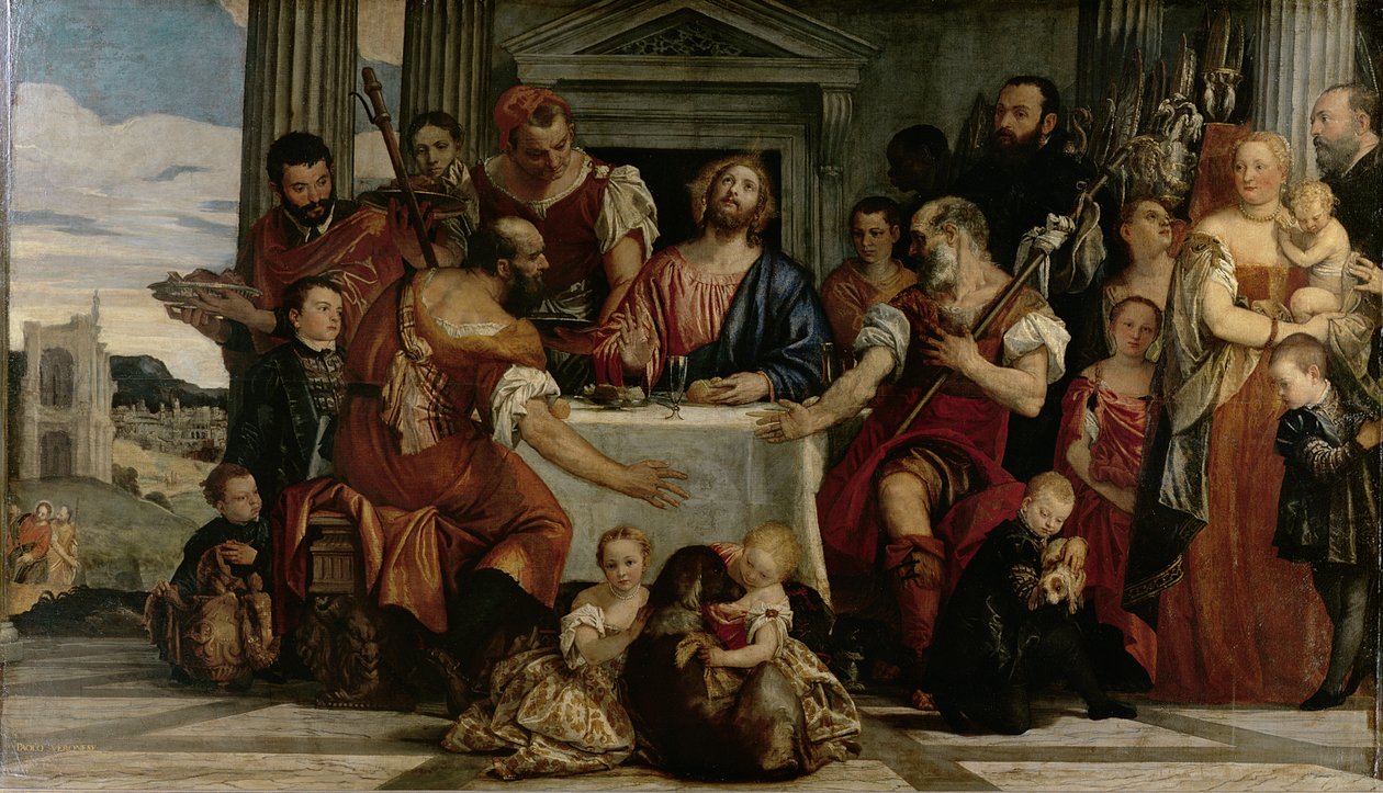Aftensmad i Emmaus af Paolo Veronese