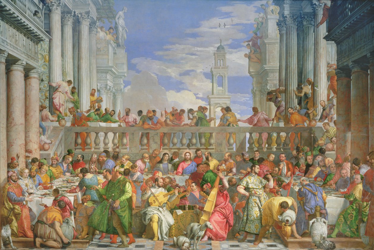 Bryllupsfesten i Cana, ca. 1562 (se også 99619-20) af Paolo Veronese